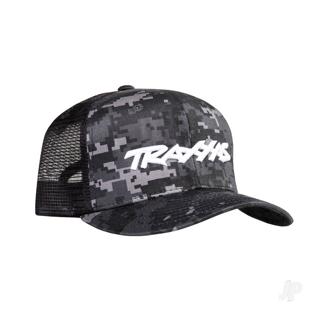 Traxxas Traxxas Logo Hat Curve Bill Black Digital Camouflage OSFA-2