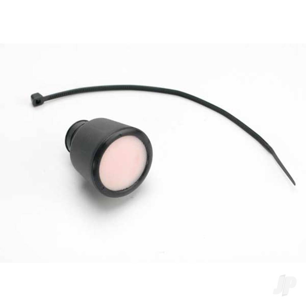 Traxxas Air filter housing / foam insert / Jato air filter base (Long, straight) / cable tie (1-each) (TRX 2.5, 2.5R, 3.3)