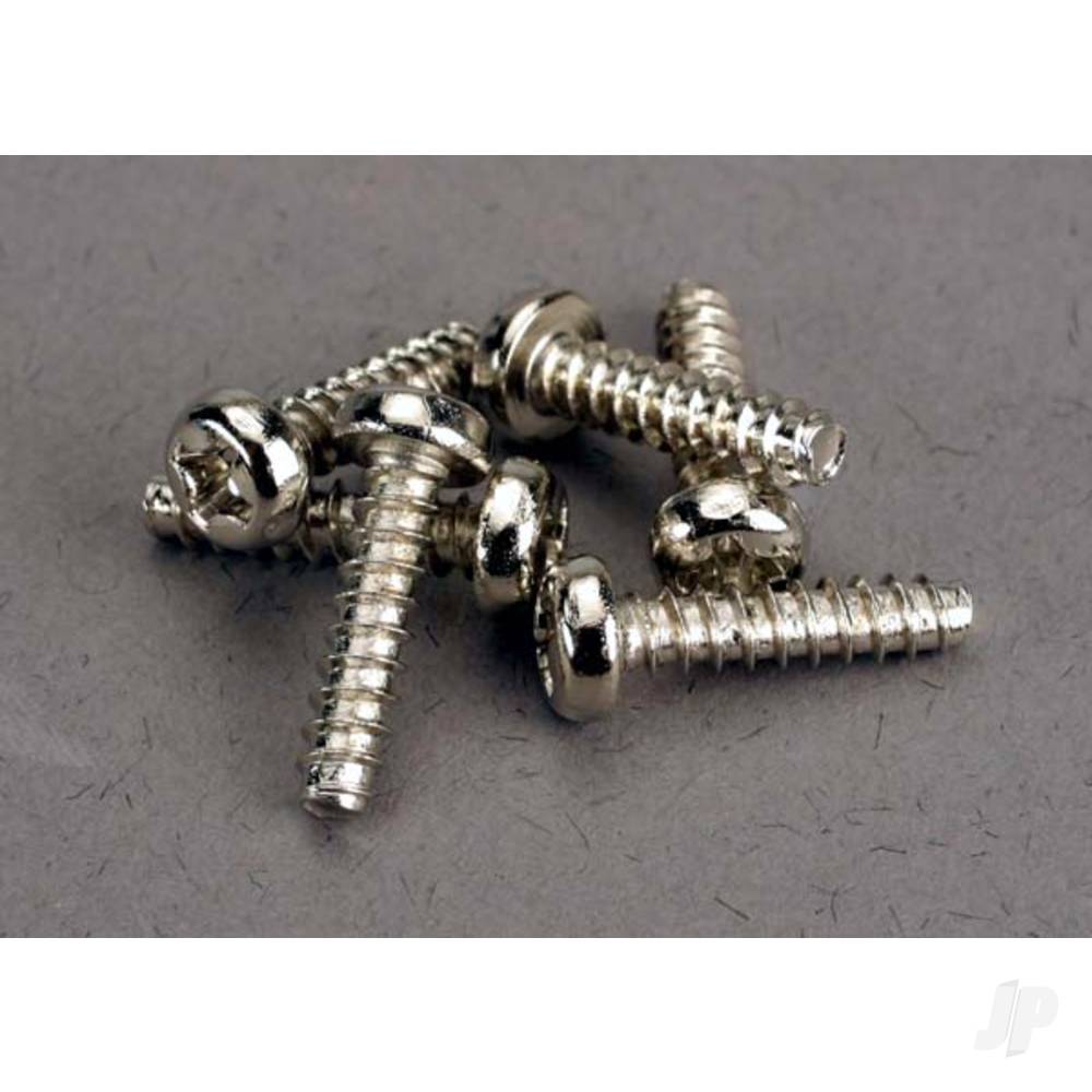 Traxxas Screws, 3x12mm roundhead self-tapping (6 pcs)