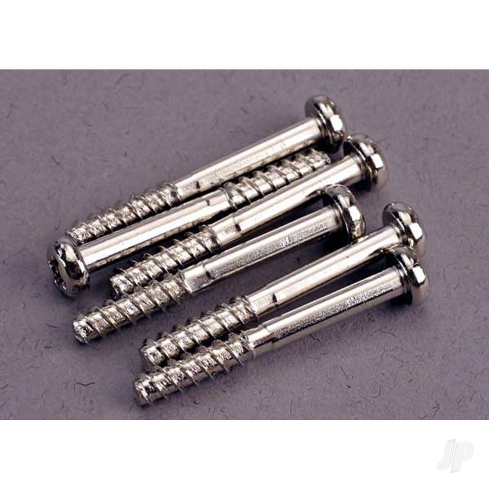Traxxas Screws, 3x24mm roundhead self-tapping (with shoulder) (6 pcs)