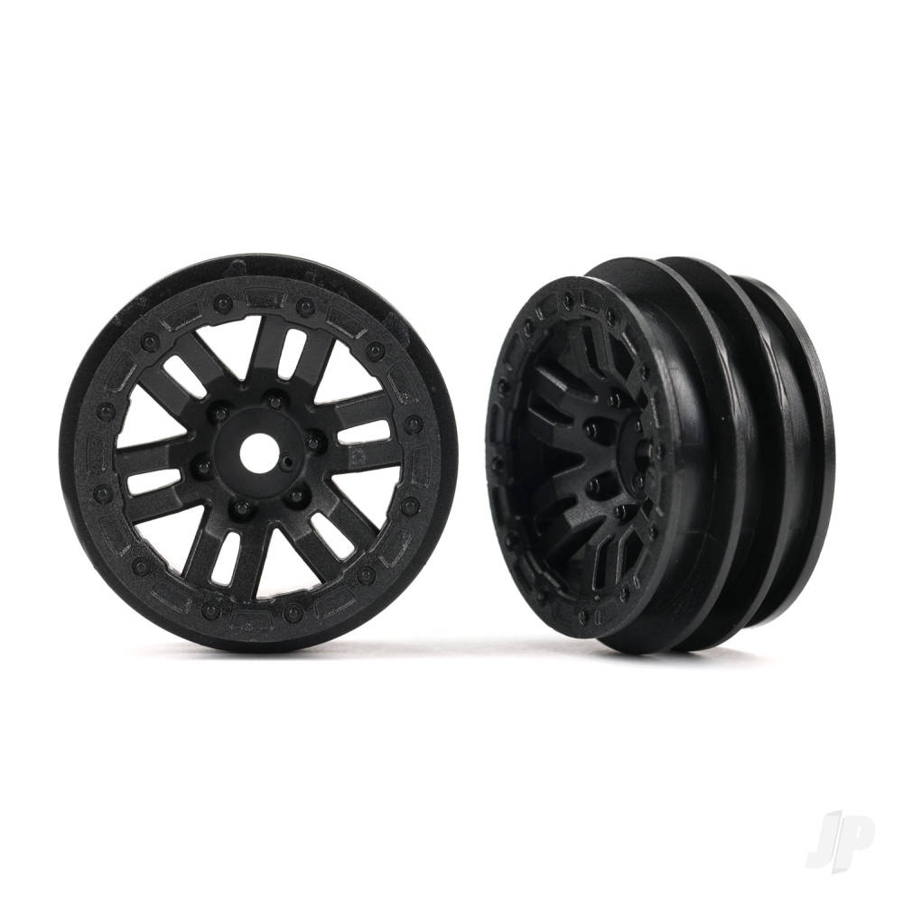 Traxxas Wheels, 1.0in (Black) (2 pcs)