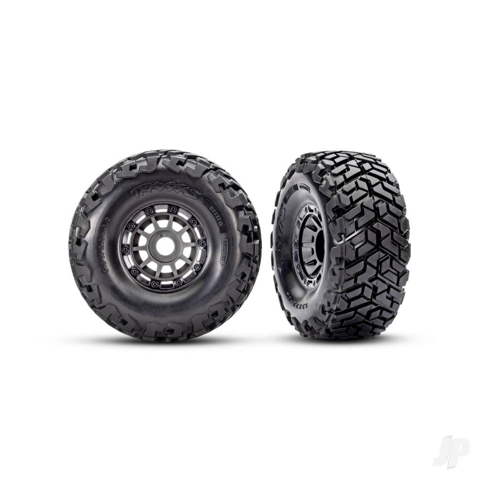 traxxas-tyres-wheels-assembled-glued-left-1-right-1-charcoal-grey-wheels-maxx-slash-belted-tyres-foam-inserts-17mm-splined-tsm-rated