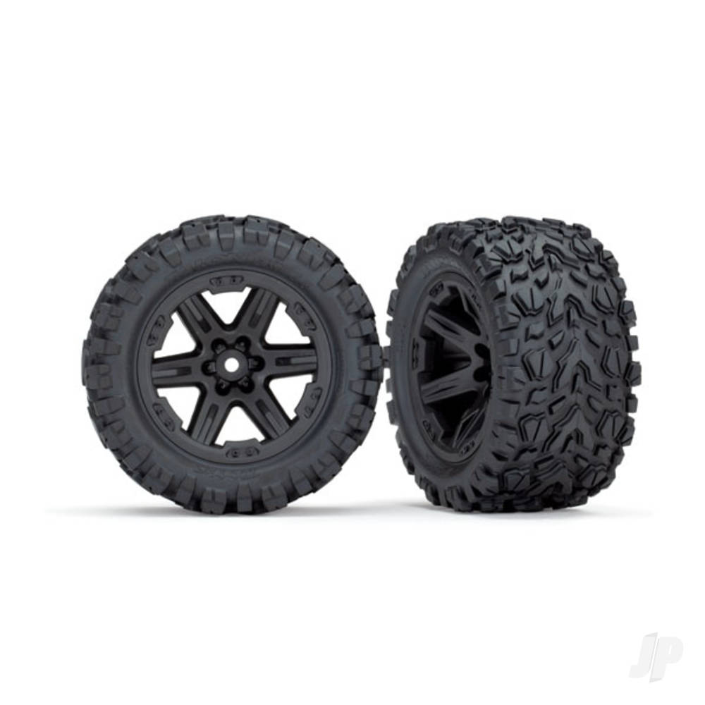 Traxxas Tyres & wheels, assembled, glued (2.8