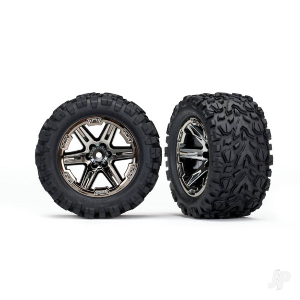 Traxxas Tyres & wheels, assembled, glued (2.8