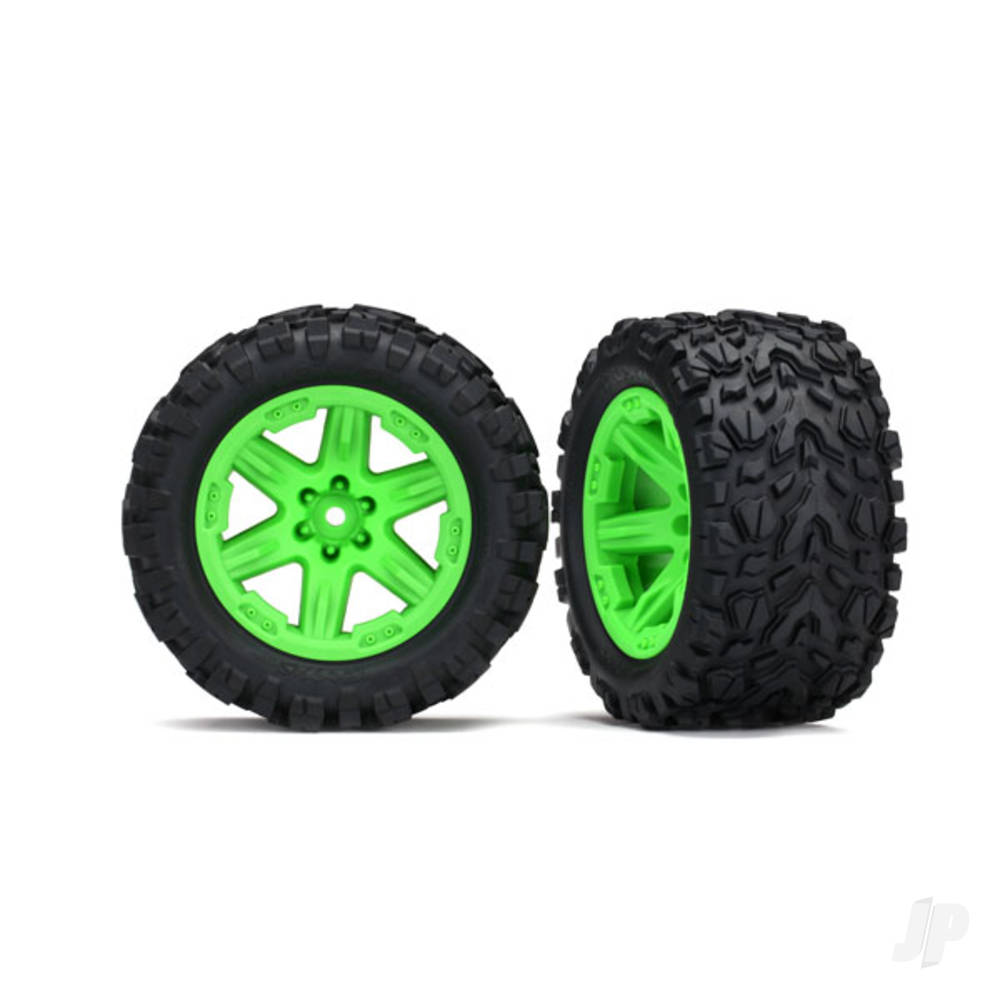 Traxxas Tyres & wheels, assembled, glued (2.8