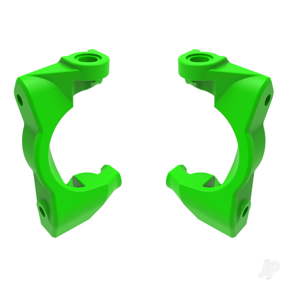 Traxxas Caster blocks (c-hubs), left & right (Green)