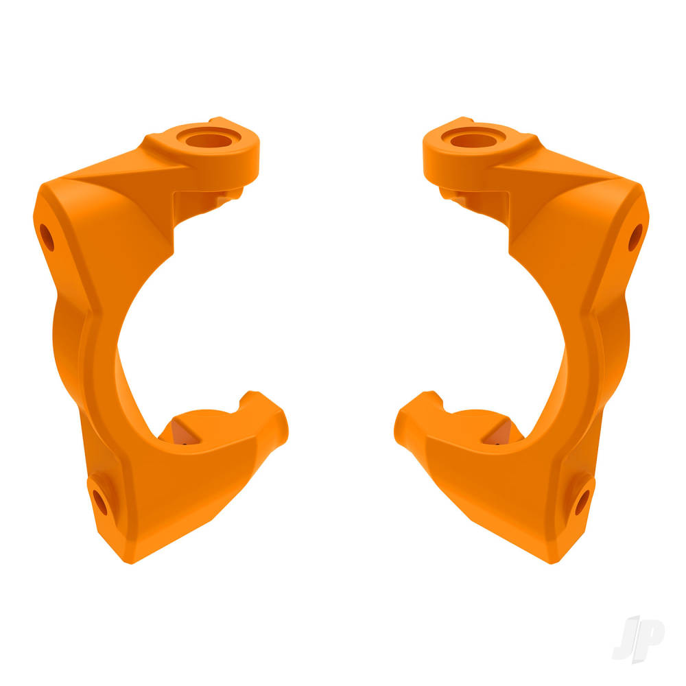 Traxxas Caster blocks (c-hubs), left & right (Orange)