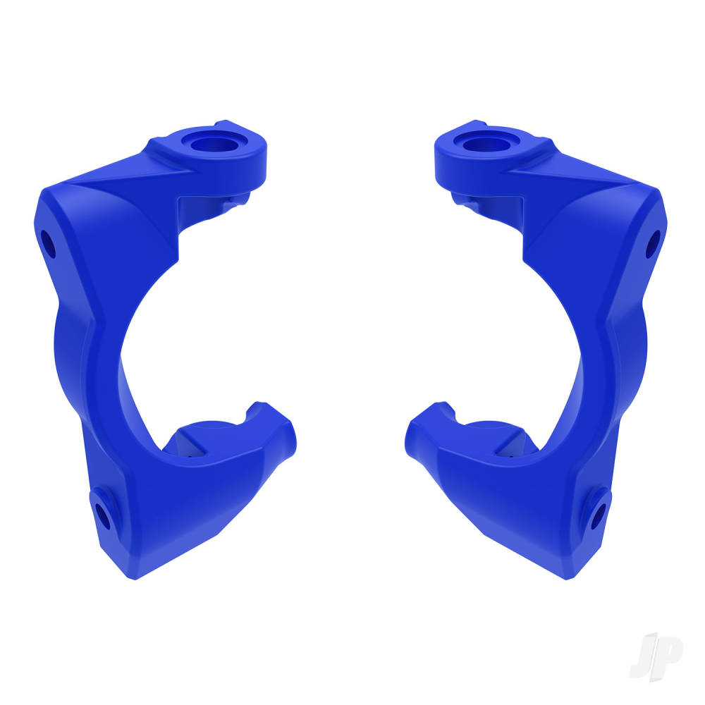 Traxxas Caster blocks (c-hubs), left & right (Blue)