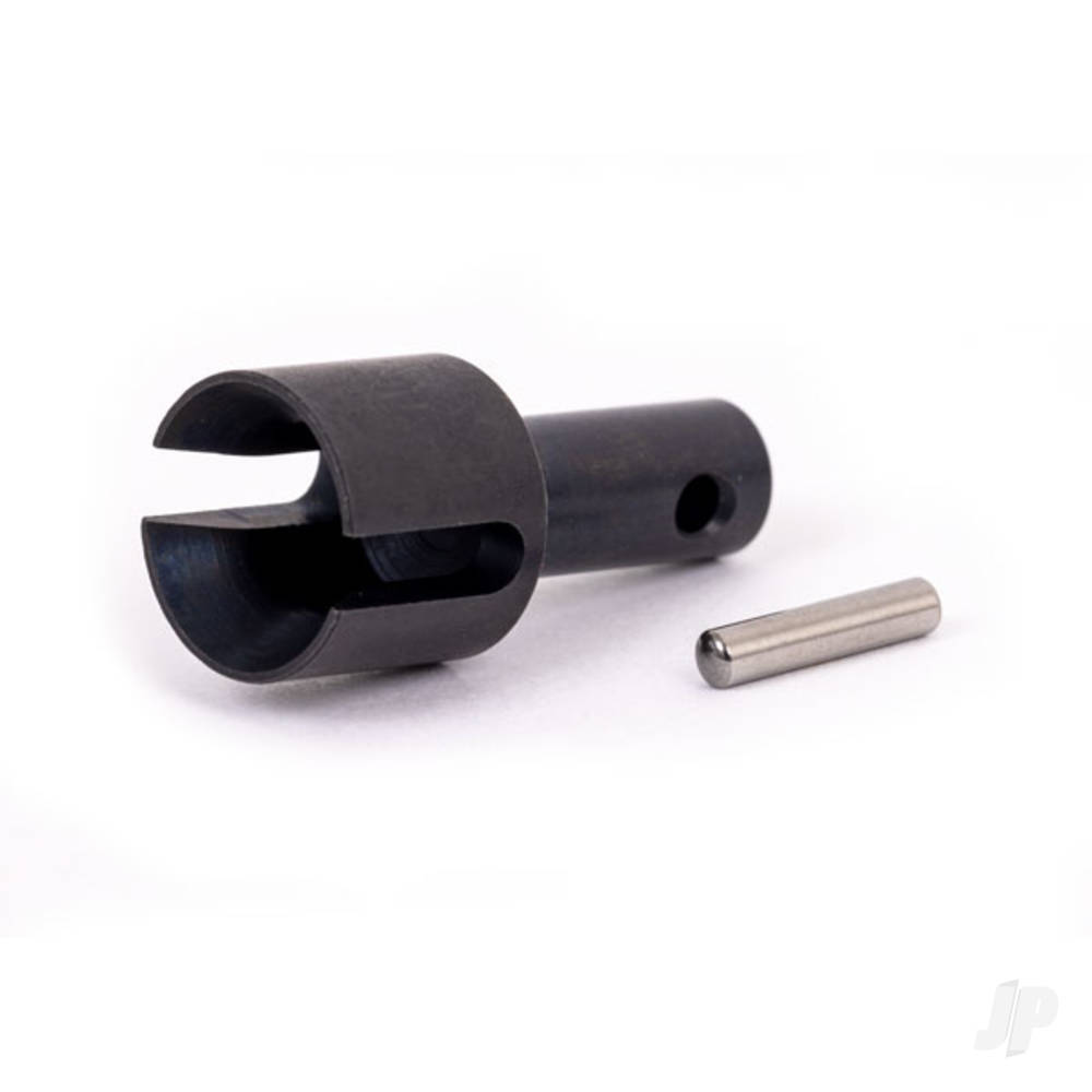 Traxxas Differential output cup, front or rear (hardened steel) / 2.5x12mm pin