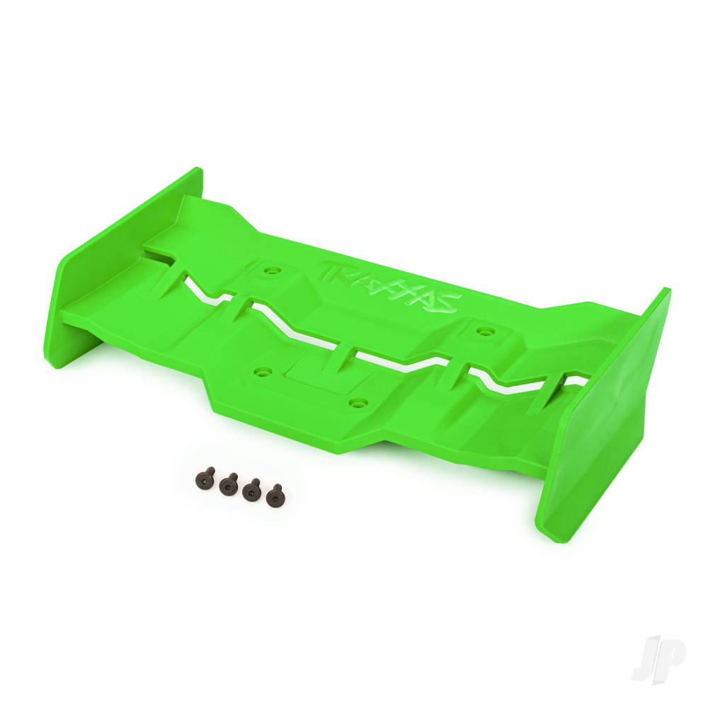 Traxxas Wing, Green / 4x12mm FCS (4)