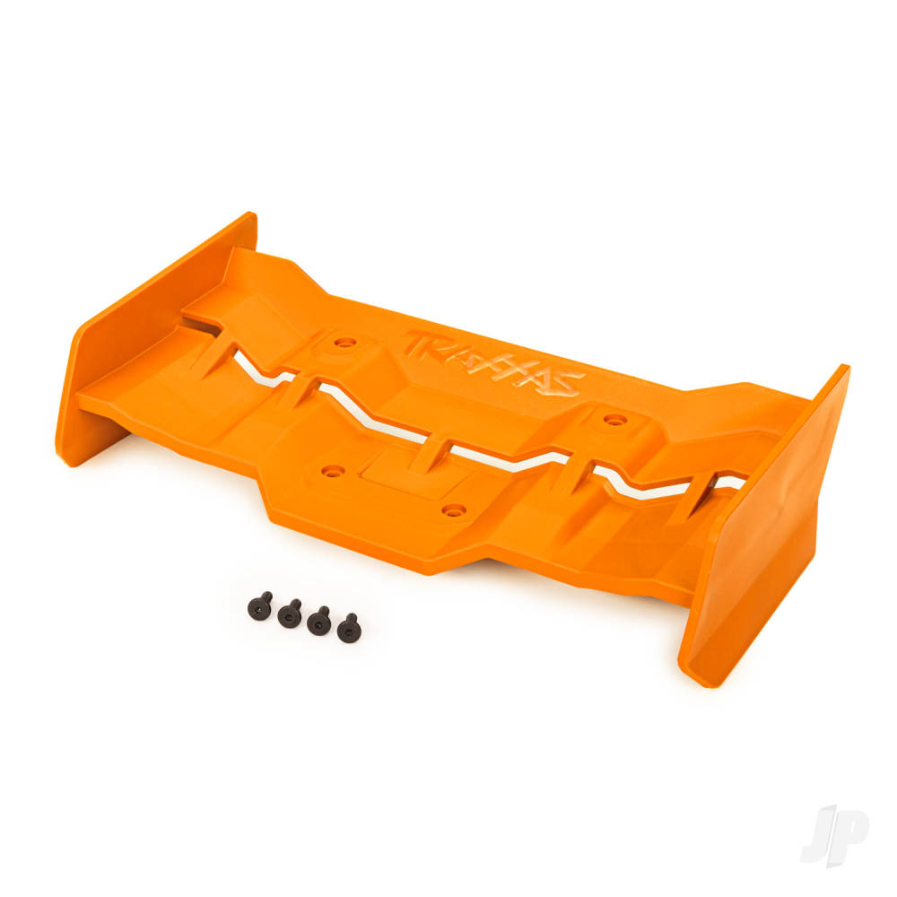 Traxxas Wing, Orange / 4x12mm FCS (4 pcs)