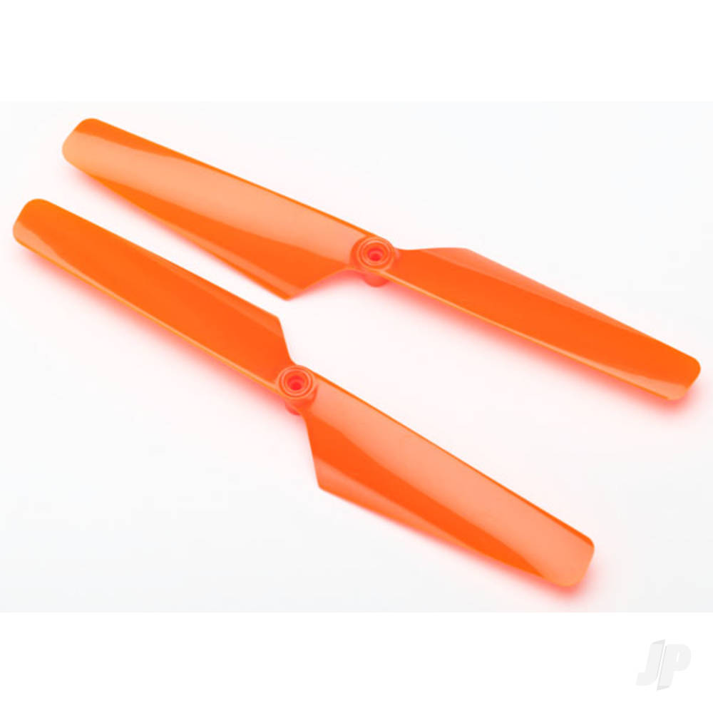 Traxxas Rotor blade Set, Orange (2 pcs) / 1.6x5mm BCS (2 pcs)
