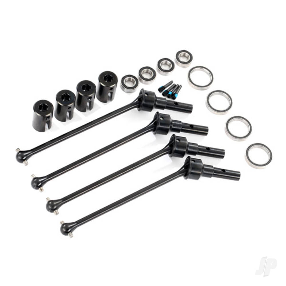 traxxas-driveshafts-steel-constant-velocity-assembled-front-or-rear-4-pcs-for-use-with-8995-widemaxx-suspension-kit-requires-8654-series-17mm-splined-wheel-hubs-and-7758-series-17mm-nuts-for-a-complete-set
