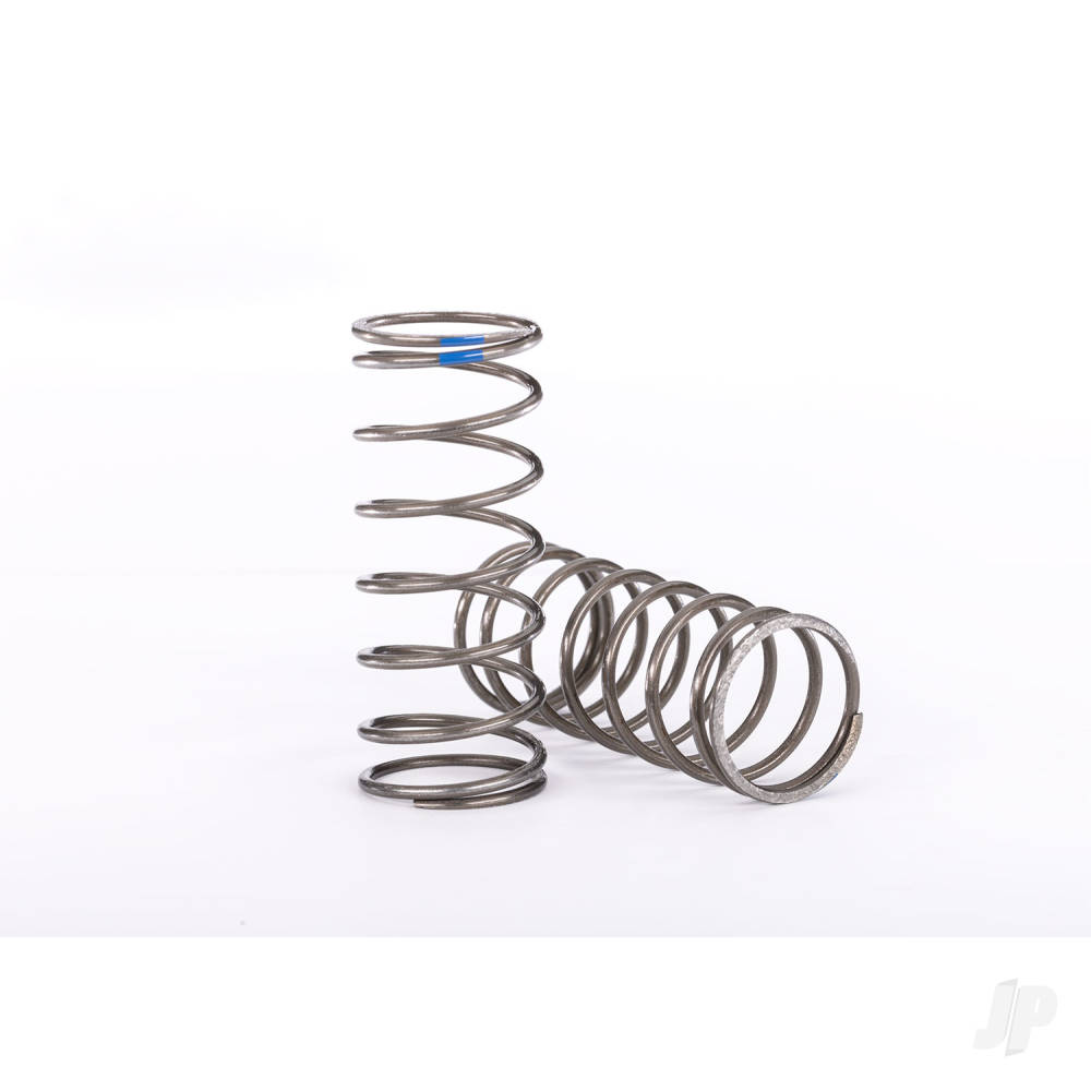 Traxxas Springs, shock (natural finish) (GT-Maxx) (1.400 rate, Blue stripe) (2)