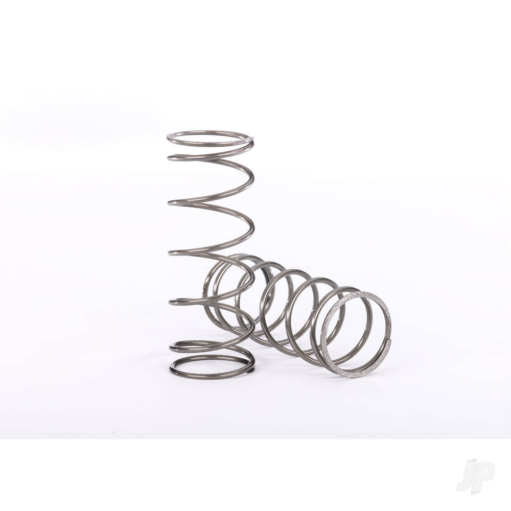 Traxxas Springs, shock (natural finish) (GT-Maxx) (1.350 rate, Brown stripe) (2)
