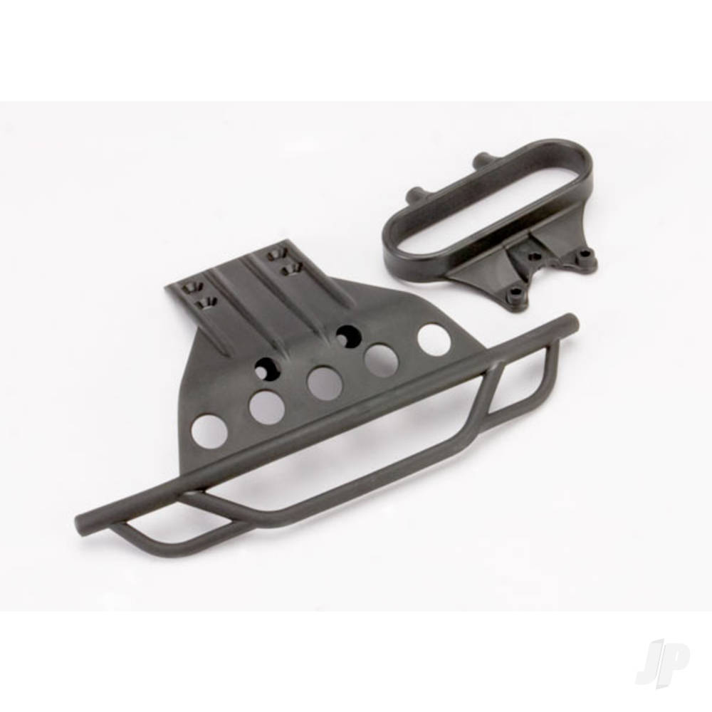 Traxxas Bumper, Front / bumper mount, Front (Black)