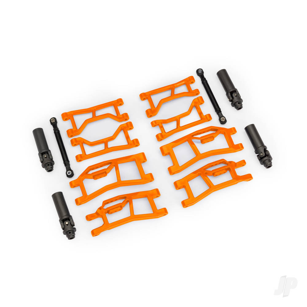 traxxas-suspension-kit-mini-maxx-widemaxx-orange-includes-front-rear-suspension-arms-front-toe-links-outer-half-shafts-extended