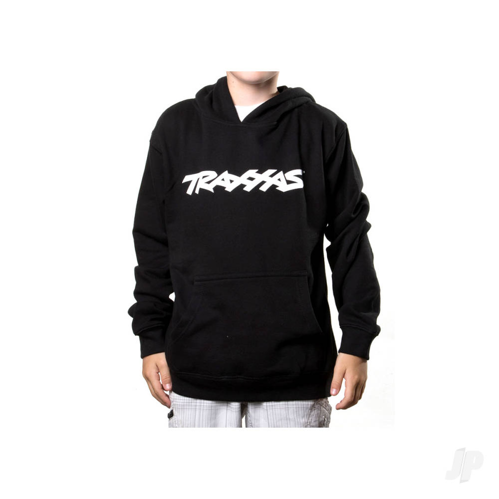 Traxxas Traxxas Logo Hoodie Black Youth Medium-2
