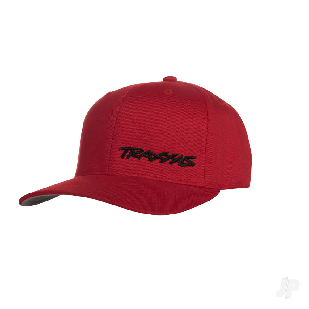 Traxxas Flex Hat Curve Bill Red / Black L / XL Traxxas Logo-2