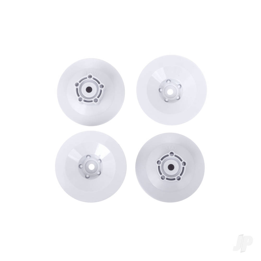 Traxxas Wheel discs (White) (4 pcs)