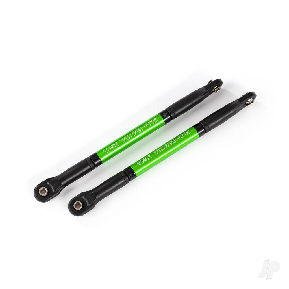 Traxxas Push rods, aluminium (Green-anodised) (2 pcs) (assembled with rod ends)