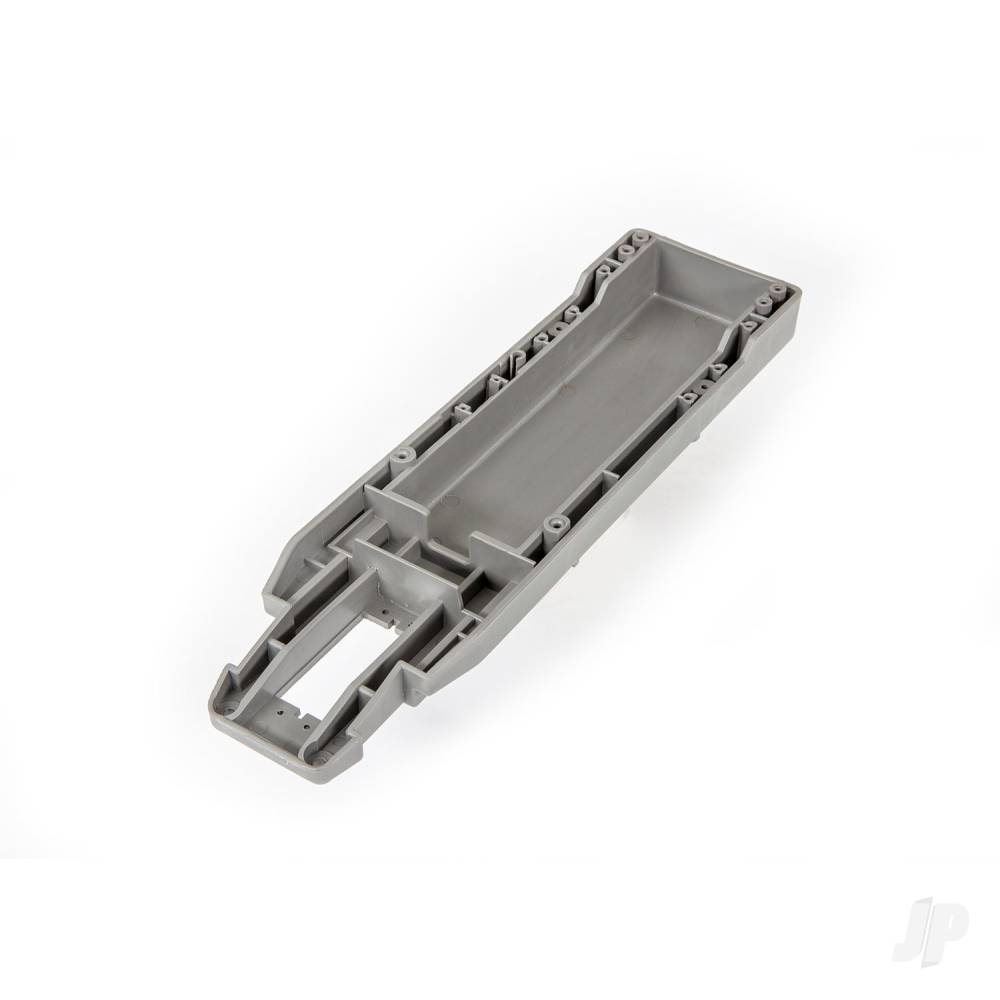 Traxxas Main Chassis (Grey) (164mm long battery compartment) (fits both flat and hump style battery packs)