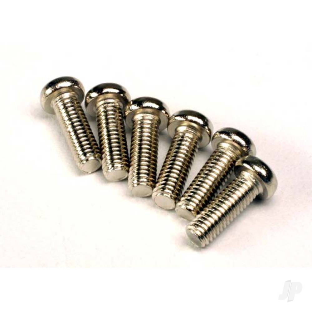 Traxxas Screws, 2.6x8mm roundhead machine (6 pcs)