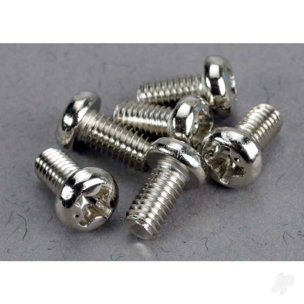 Traxxas Screws, 3x6mm roundhead machine (6 pcs)