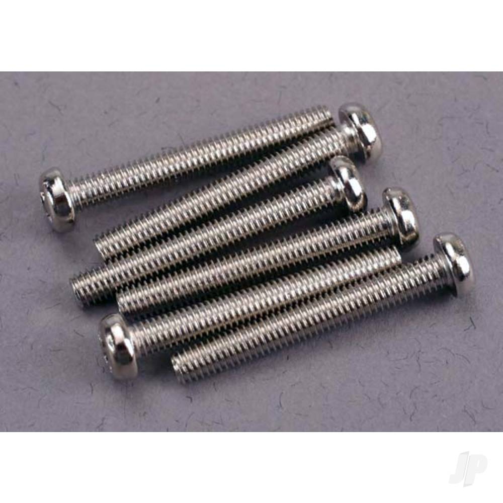 Traxxas Screws, 3x23mm roundhead machine (6 pcs)