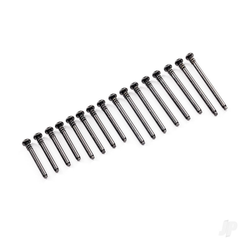 Traxxas Suspension screw pin set, front or rear, 3x40mm (4), 3x32mm (4), 3x28mm (4), 3x46mm (2)