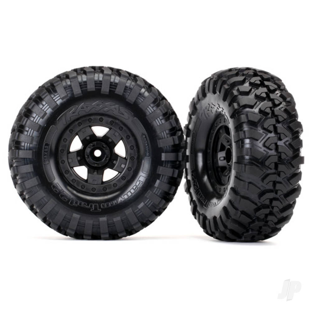 Traxxas Tyres & Wheels, Assembled Glued Canyon Trail 2.2 Tyres (2 pcs)