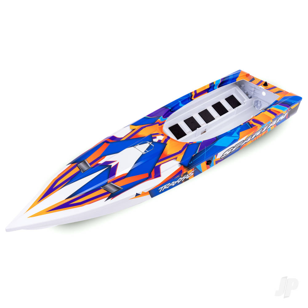 Traxxas Hull, Spartan, Orange graphics (fully assembled)