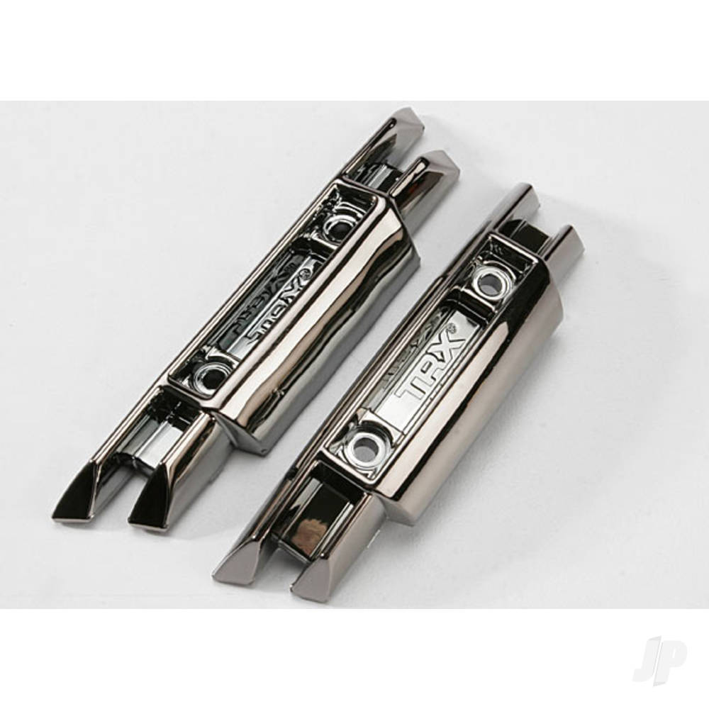 Traxxas Bumpers, Front and Rear (Black Chrome)