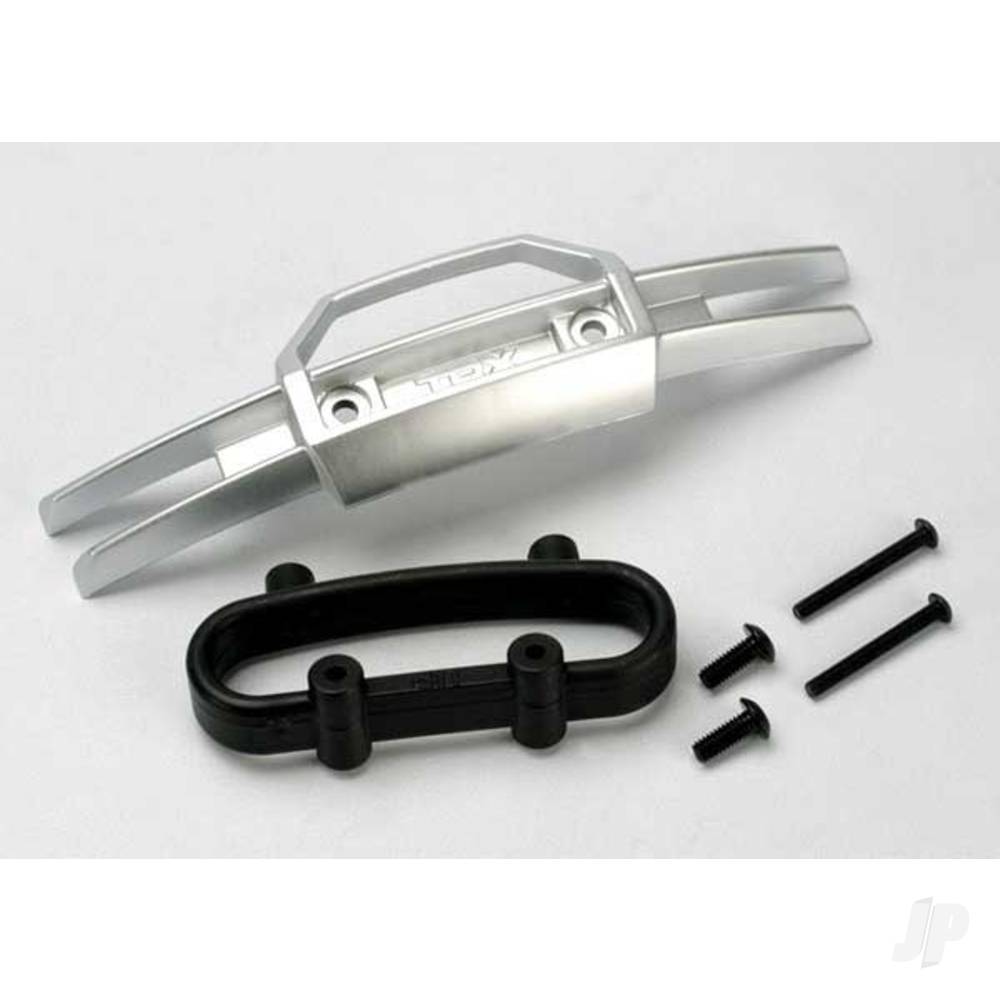 Traxxas Bumper, Front / bumper mount, Front / 4x10mm BCS (2 pcs) / 3x25mm BCS (2 pcs)