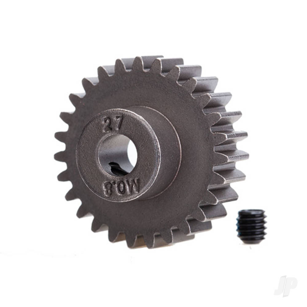 Traxxas 27-T Pinion Gear (0.8 metric pitch) Set (fits 5mm shaft)