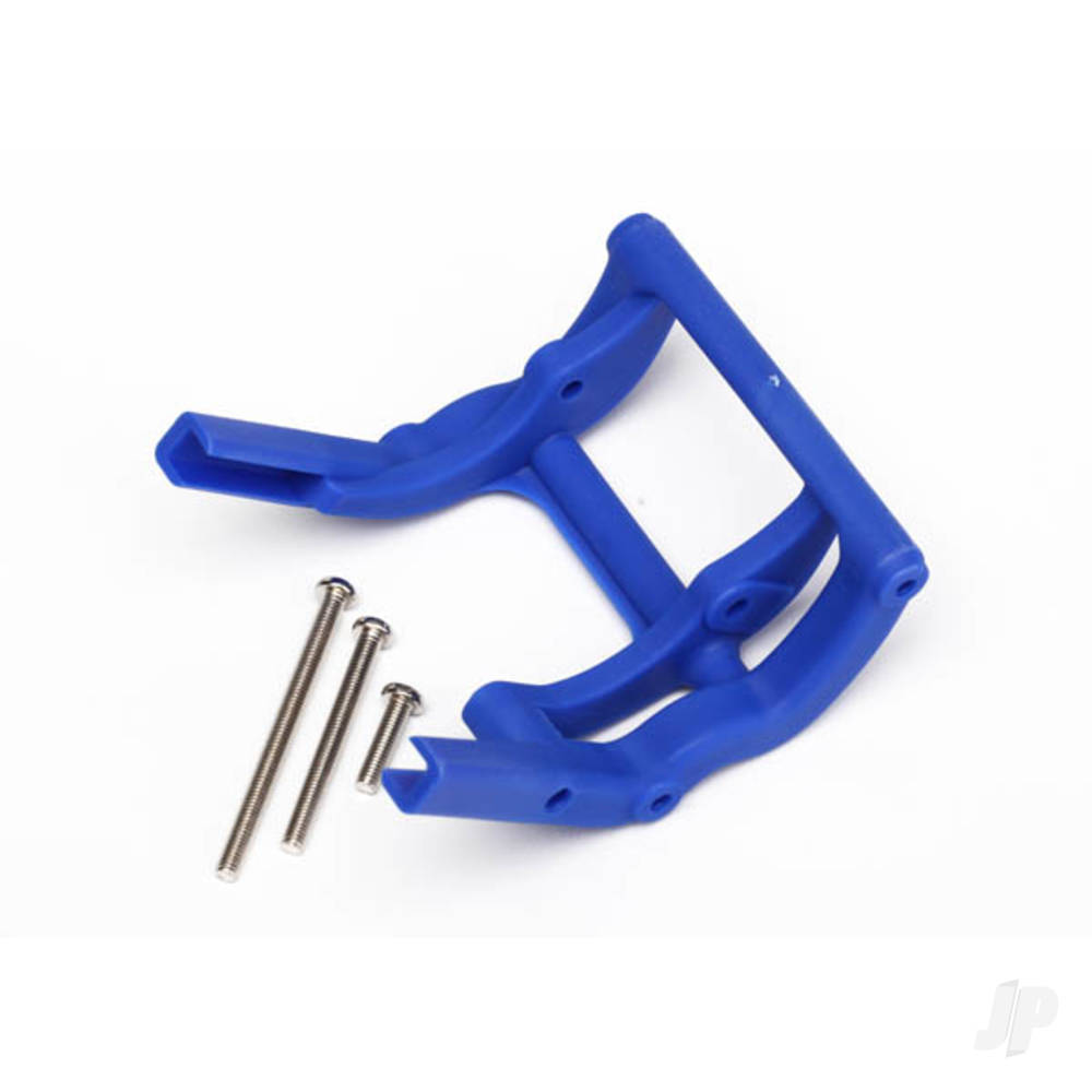 Traxxas Wheelie bar mount (1pc) / hardware (Blue)