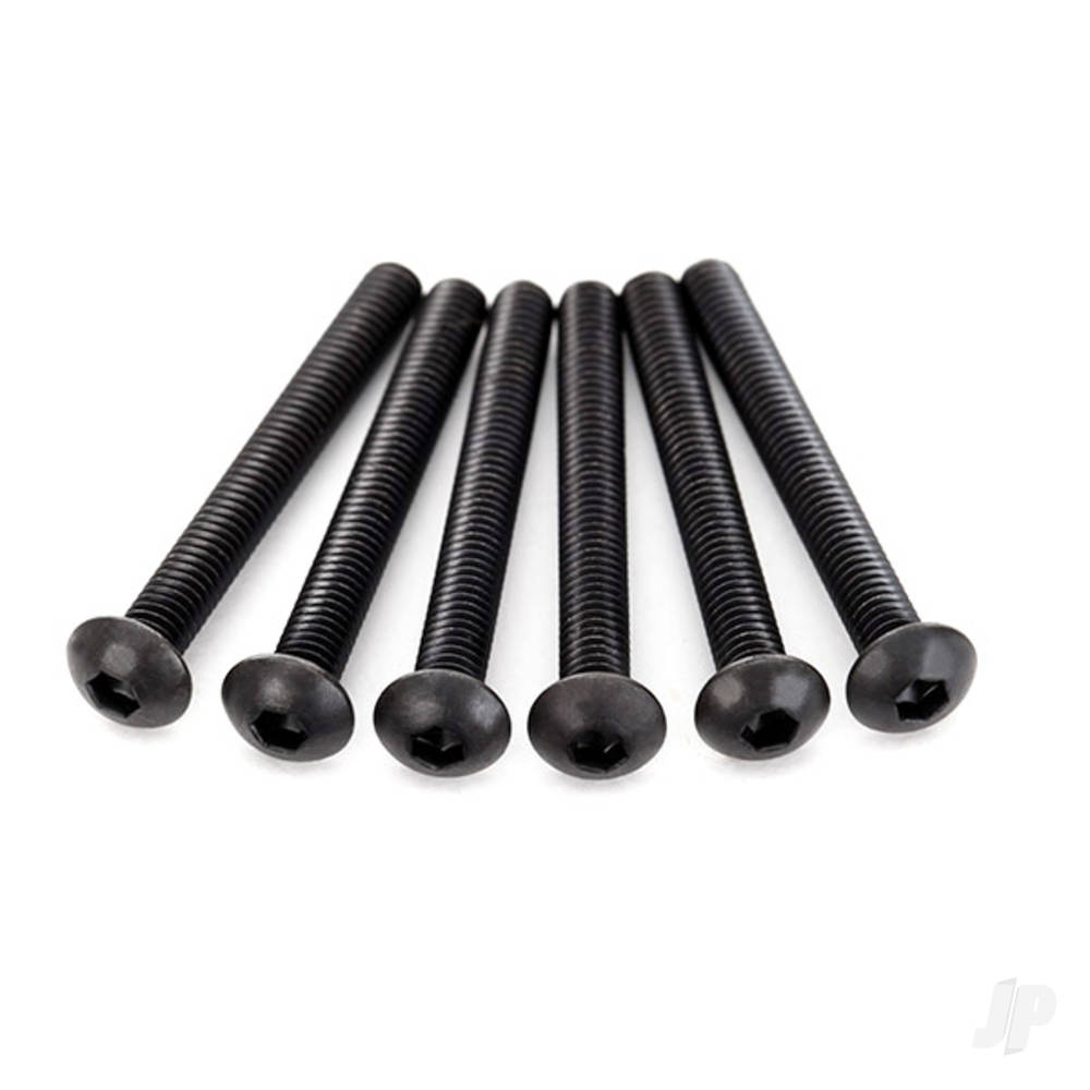 Traxxas Screws, 4x35mm button-head machine (hex drive) (6 pcs)