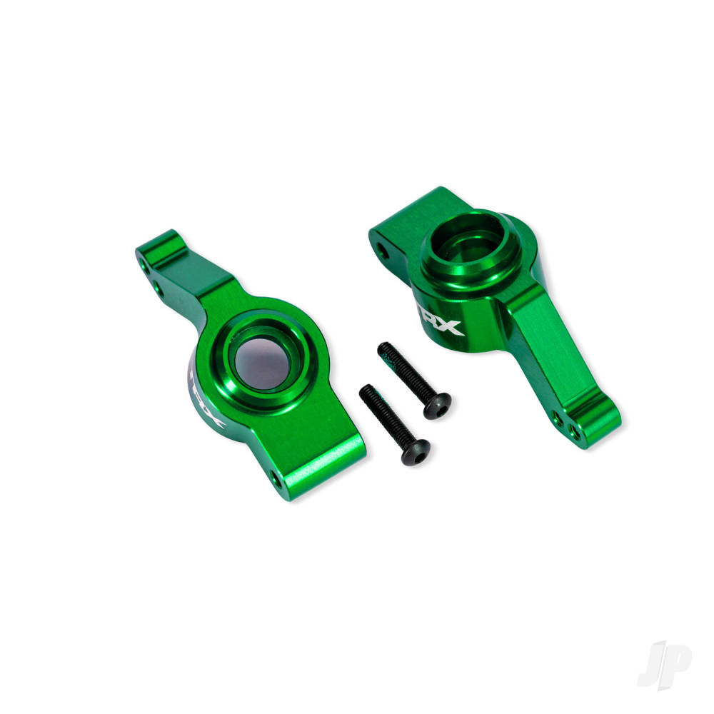 traxxas-carriers-stub-axle-rear-6061-t6-aluminium-left-right-green-anodised-for-use-with-9080-upgrade-kit