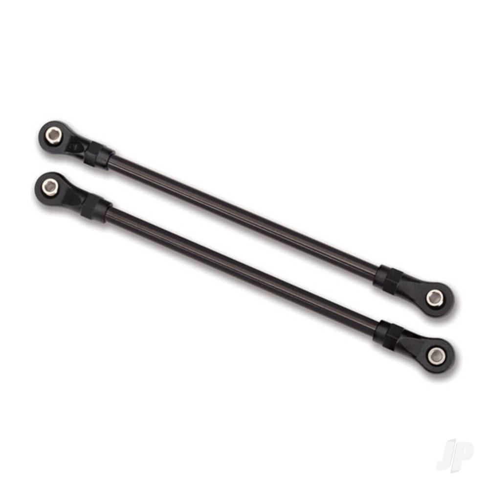 Traxxas Suspension links, Rear lower (2 pcs) (5x115mm, Steel) (assembled with hollow balls) (for use with #8140 TRX-4 Long Arm Lift Kit)