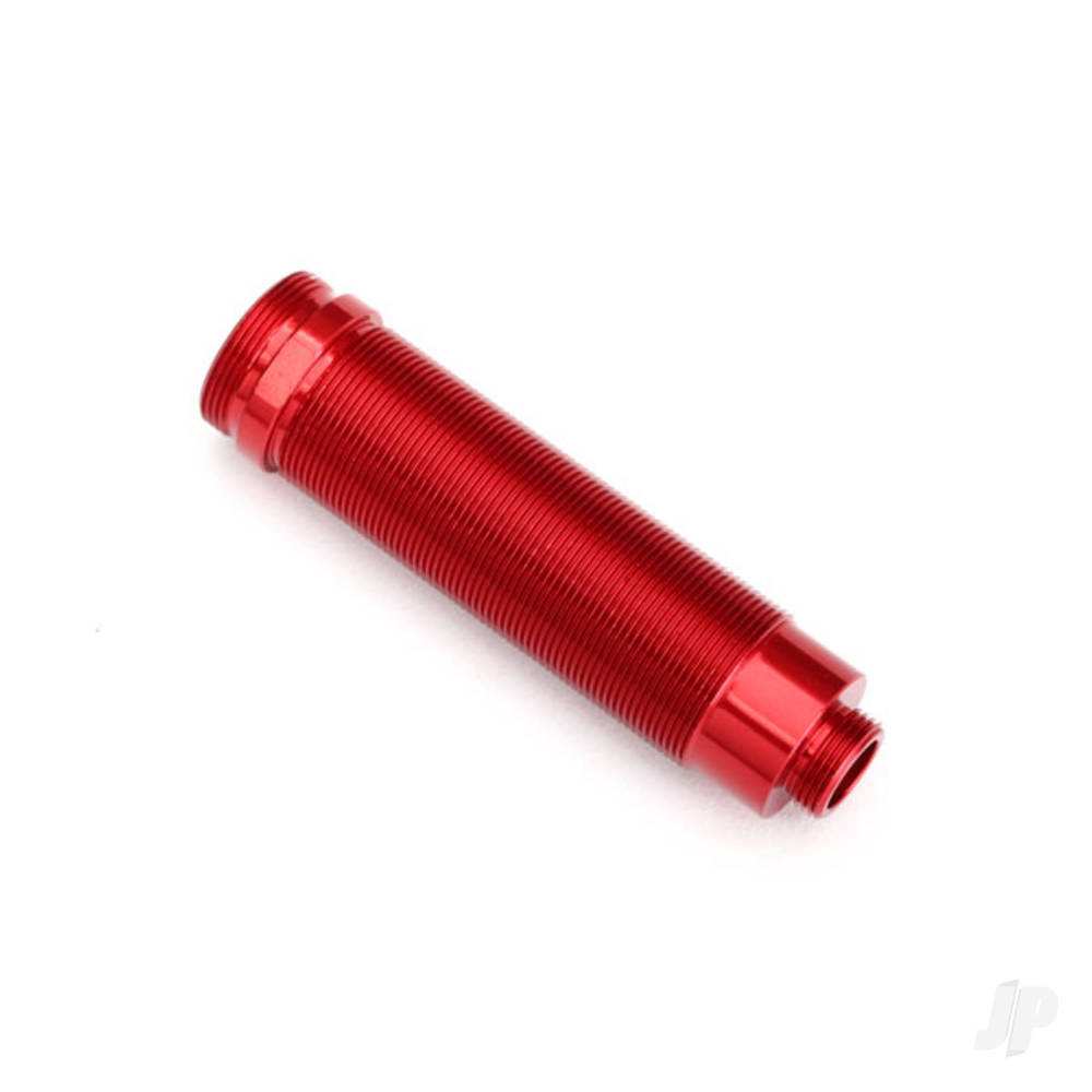 Traxxas Body, GTR Shock, 64mm, aluminium (Red-anodised) (Front or Rear, threaded)