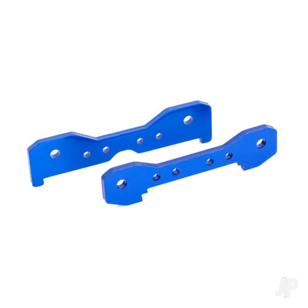 Traxxas Tie bars, rear, 6061-T6 aluminium (Blue-anodised) (fits Sledge)