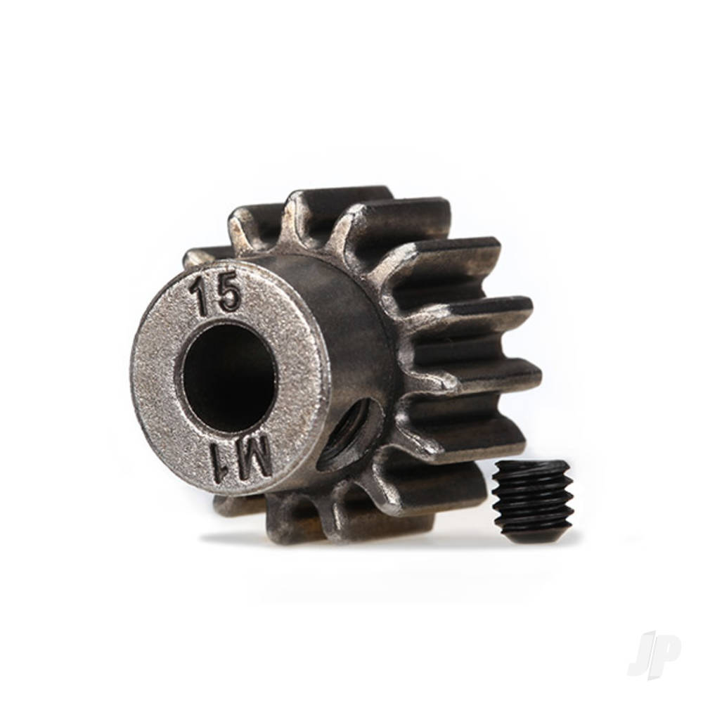 Traxxas 15-T Pinion Gear (1.0 metric pitch) Set (fits 5mm shaft)