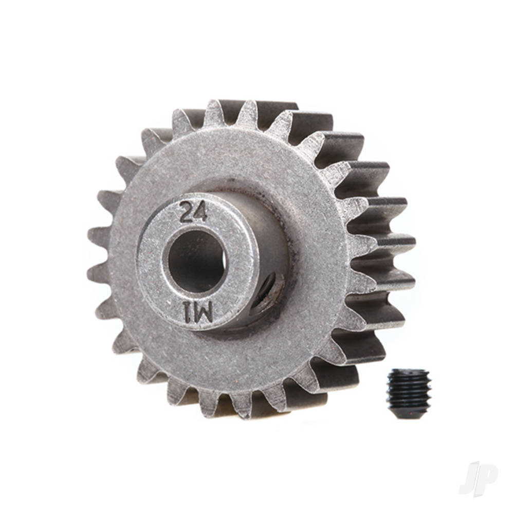 Traxxas 24-T Pinion Gear (1.0 metric pitch) Set (fits 5mm shaft)