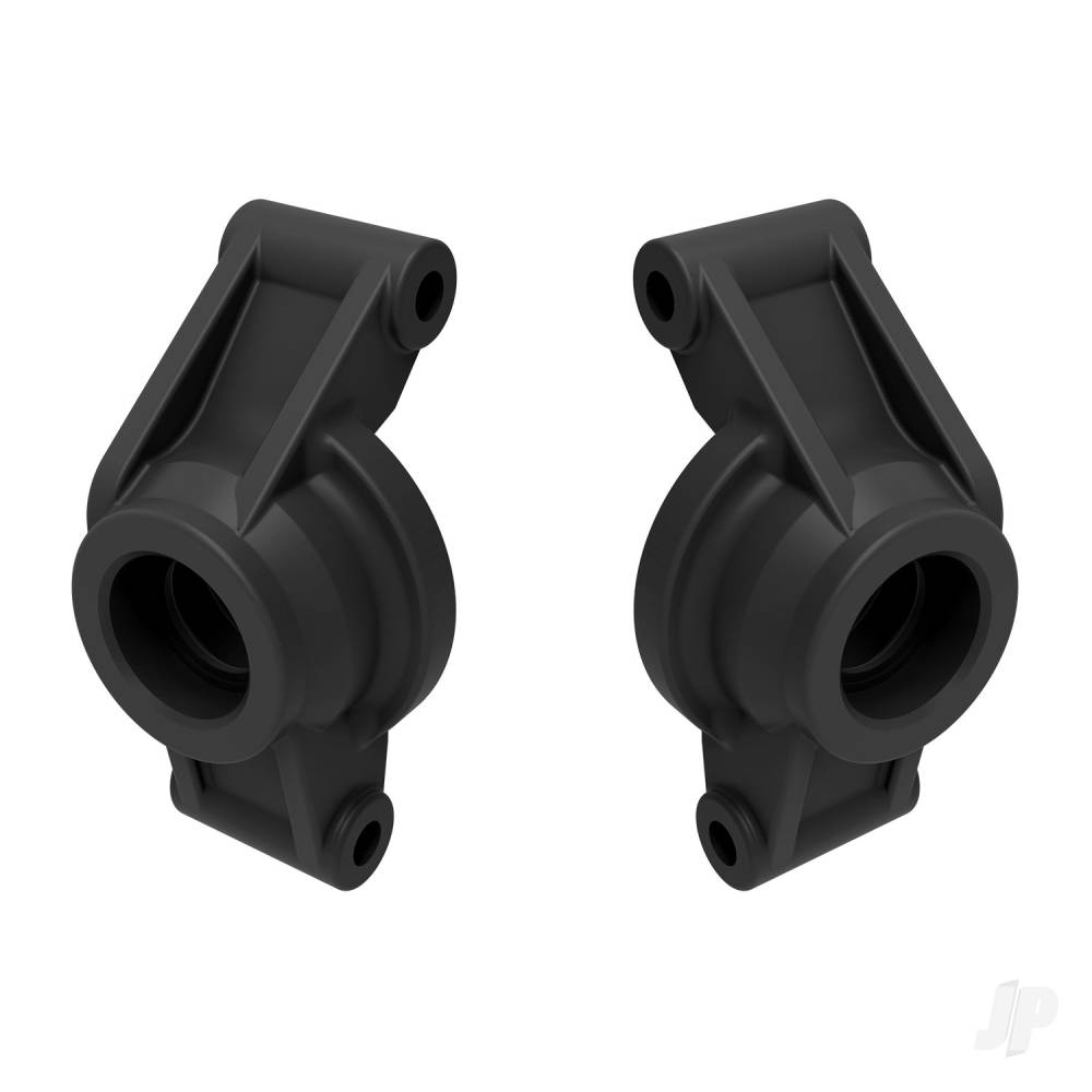 Traxxas Carriers, stub axle (Black) (rear) (left & right)