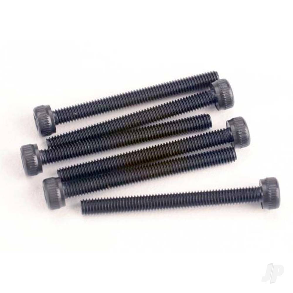 Traxxas Screws, 3x30mm cap-head machine (hex drive) (6 pcs)