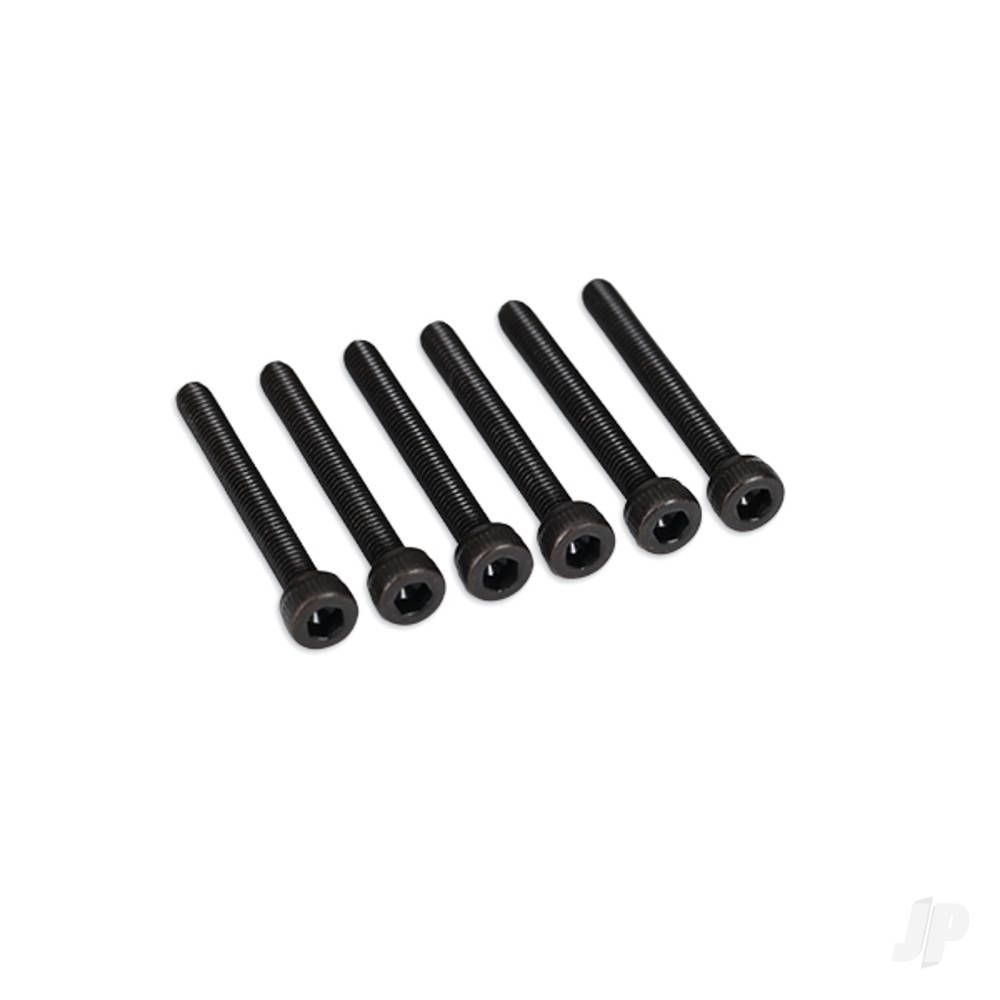 Traxxas Screws, 3x25mm cap-head machine (hex drive) (6)