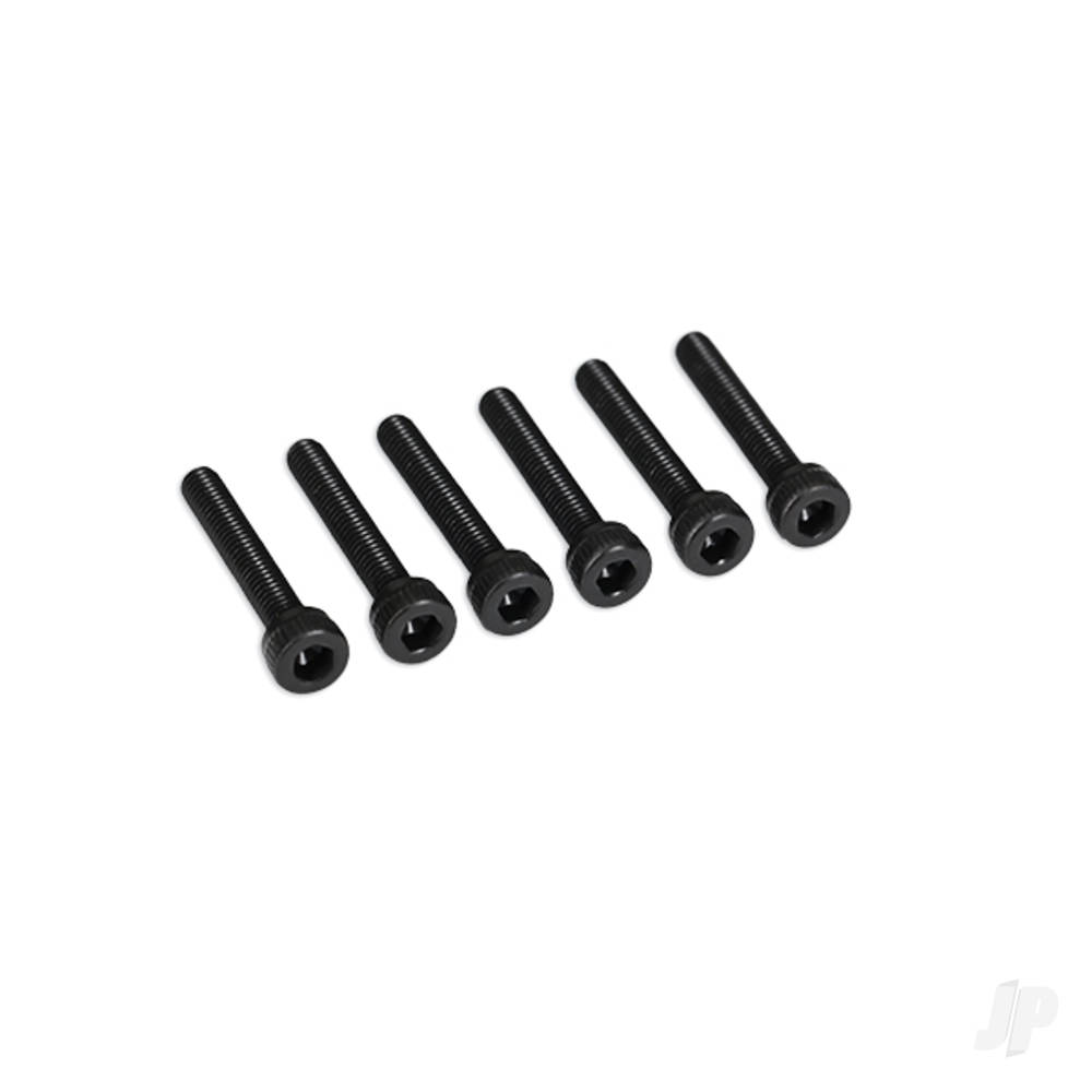 Traxxas Screws, 3x18mm cap-head machine (hex drive) (6)