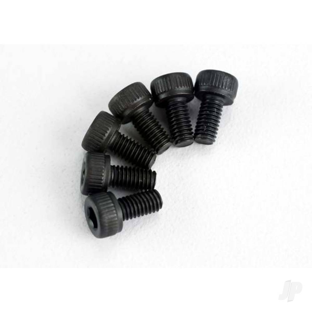 Traxxas Screws, 3x6mm cap-head machine (hex drive) (6 pcs)