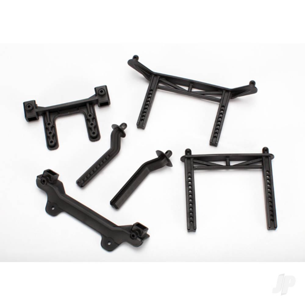 Traxxas Body mounts, Front & Rear / Body mount posts, Front & Rear (adjustable) / 2.5x18mm screw pins (4 pcs)