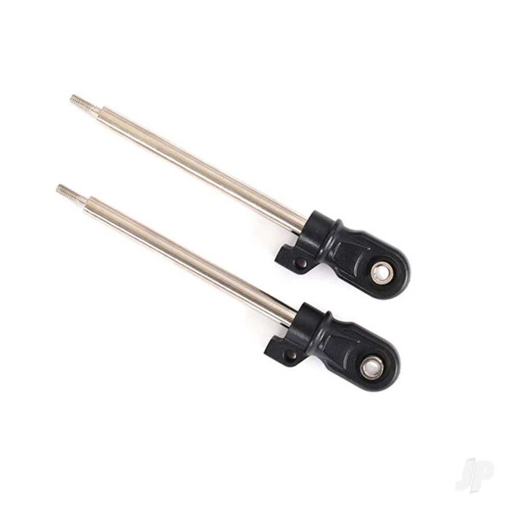 Traxxas Shock shaft, 72mm (GT-Maxx) (Steel, Chrome finish) (2 pcs)